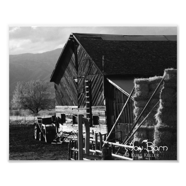 Hay Barn Fototryck (Framsidan)