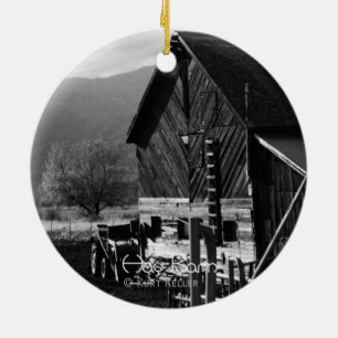Hay Barn Julgransprydnad Keramik