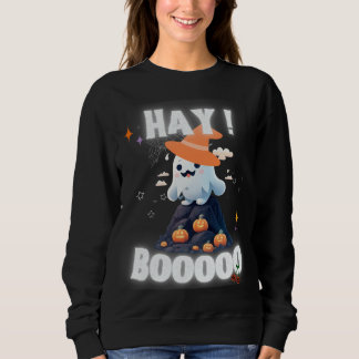 Hay boo gulles spökspooky Halloween pumpkin T Shirt