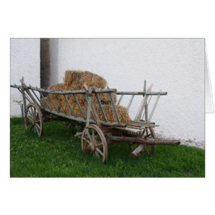 Hay Cart Hälsningskort