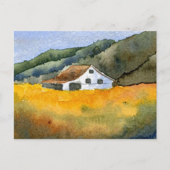 "Hay Fält" Land-vykort Vykort (Framsida)