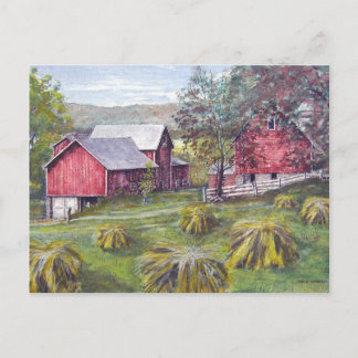 Hay Farm Bundles- vykort