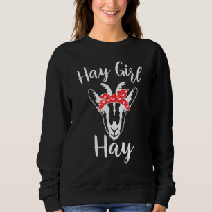 Hay Girl Hay Goat for Girls T Shirt