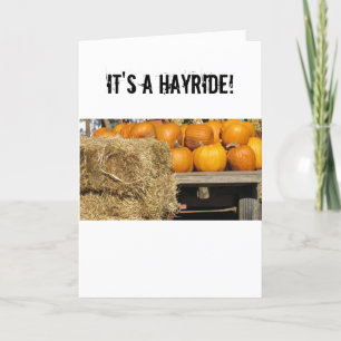 Hay Ride Inbjudan