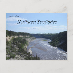 Hay River Gorge Northwest Territories Vykort