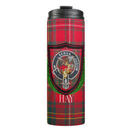 Hay Scottish Clan Tartan & Crest