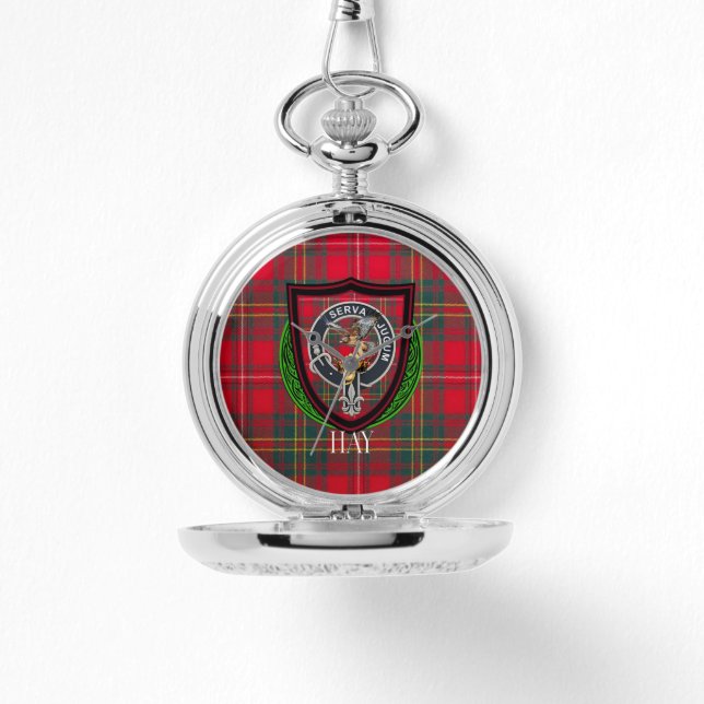 Hay Scottish Clan Tartan & Crest Armbandsur (Framsida)