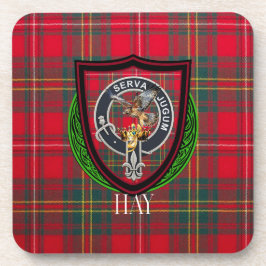 Hay Scottish Clan Tartan & Crest Underlägg