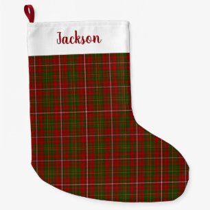 Hay Scottish Klan Tartan Play Mönster Stor Julstrumpa
