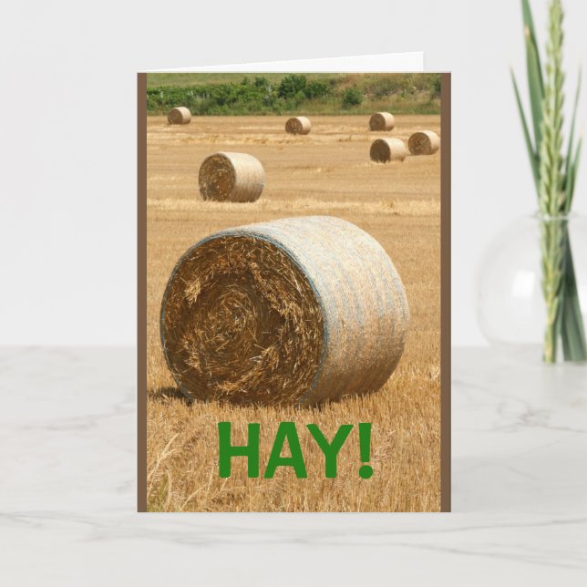 HAY! Tack så mycket Kort (Framsida)
