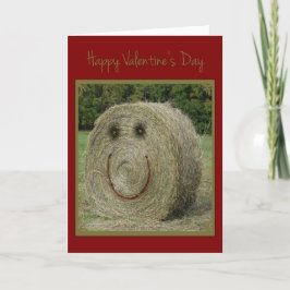 Hay Valentine Helgkort