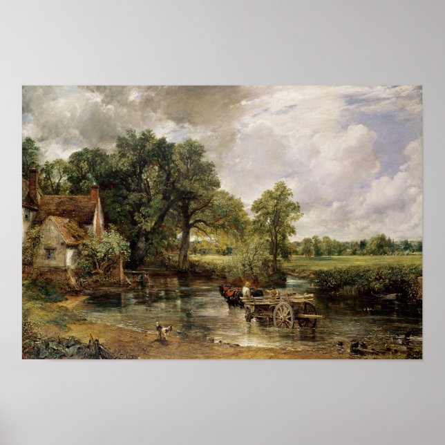 Hay Wain, 1821 Poster (Framsidan)