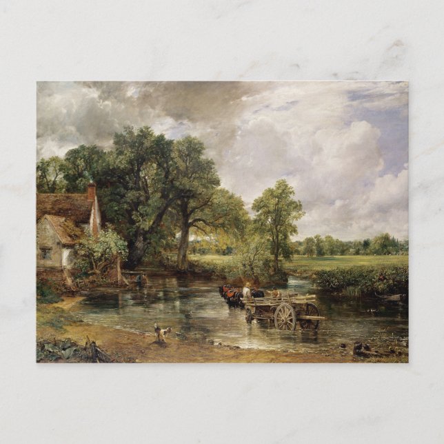 Hay Wain, 1821 Vykort (Framsida)