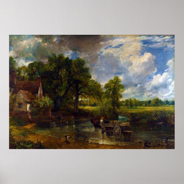 Hay Wain av John Constable (1821) Poster (Framsidan)