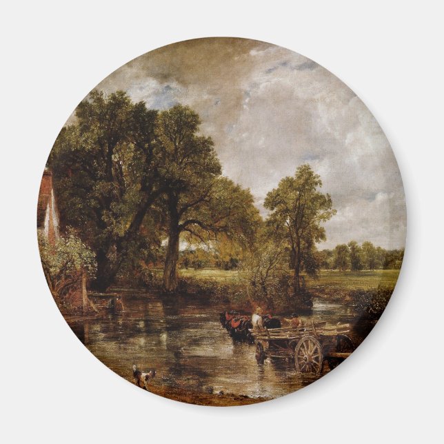 Hay Wain by Constable John (Bästa kvalitet) Magnet (Framsidan)
