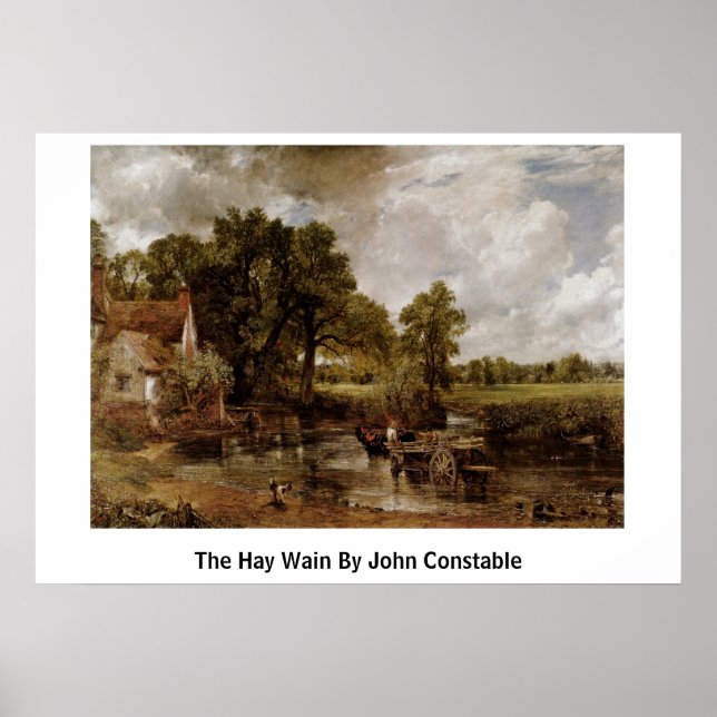 Hay Wain by John Constable Poster (Framsidan)