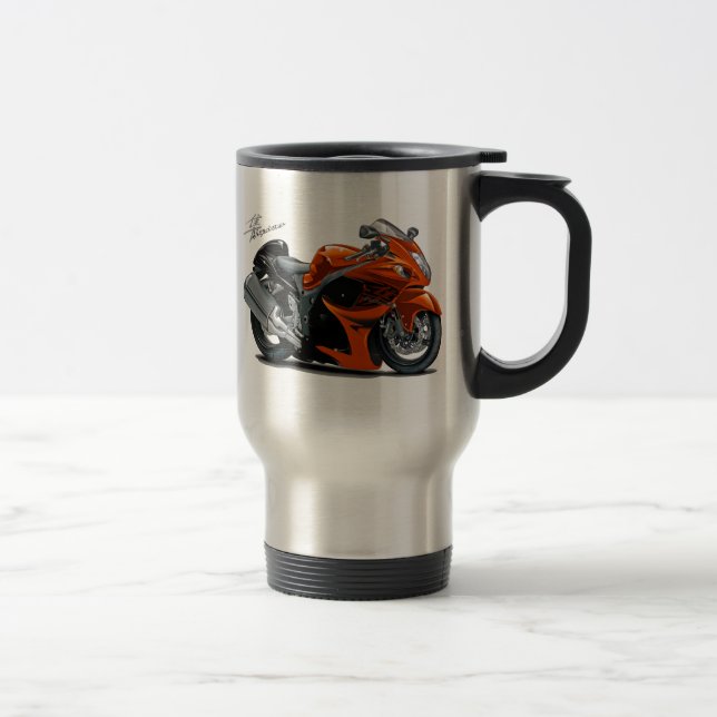Hayabusa orange cykel resemugg (Höger)