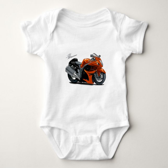 Hayabusa orange cykel tröja (Framsida)