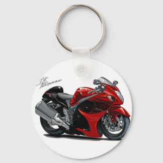 Hayabusa Red-Black Bike Nyckelring