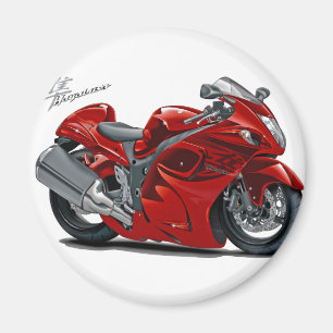 Hayabusa röd cykel magnet