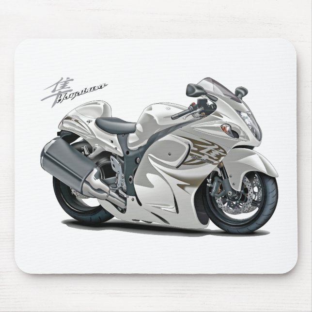 Hayabusa vitcykel musmatta (Framsidan)