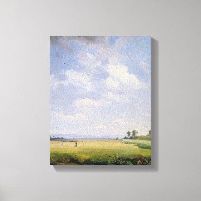 Hayaking, 1838 (olja på kanvas) canvastryck (Framsida)