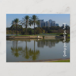 Hayarkon Park i Ramat Gan, Israel Vykort