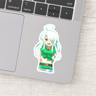 HayaTikaze's sticker ④haha! シール Klistermärken