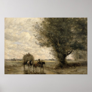 Haycart, c. 1860 poster
