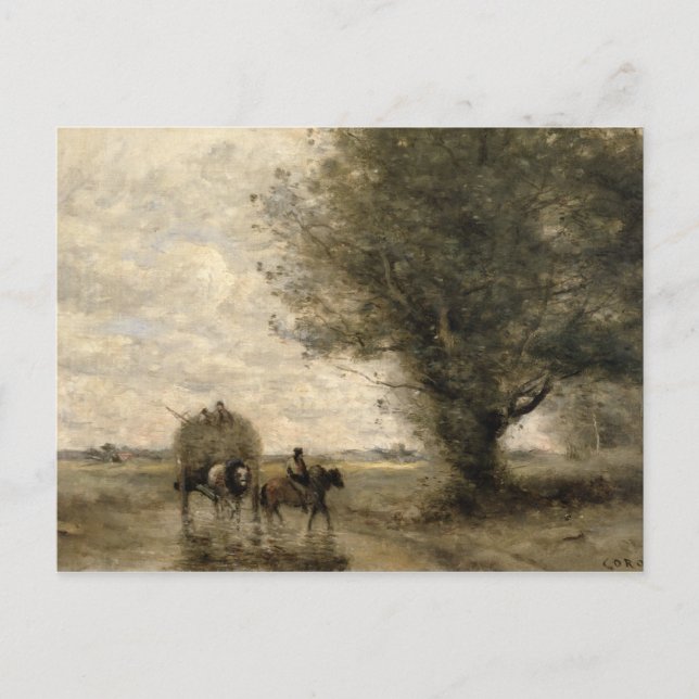 Haycart, c. 1860 vykort (Framsida)