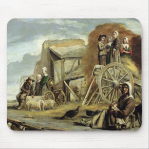 Haycarten eller retur från slåttern, 1641 musmatta