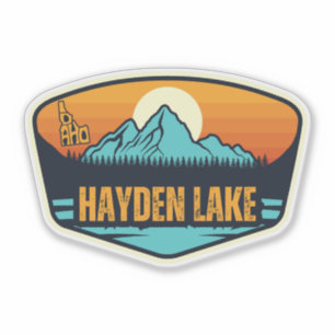Hayden Lake, Idaho Klistermärken