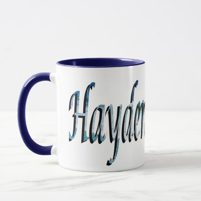 Hayden, Namn, logotyp Mugg (Vänster)