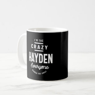 Hayden Personlig Namn Birthday Gift Kaffemugg