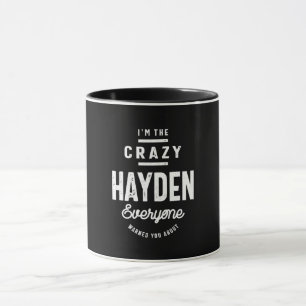 Hayden Personlig Namn Birthday Gift Mugg