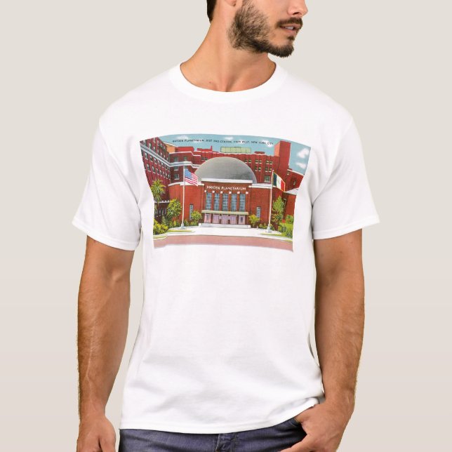 Hayden Planetarium, New York City Tee Shirt (Framsida)