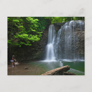 Hayden Springa Falls i Vår, Columbus, Ohio Vykort