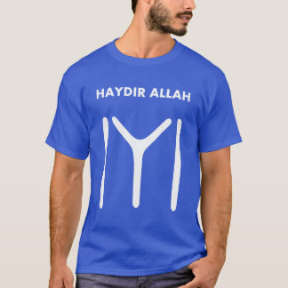 Haydir Allah - hö Allah - Ertugrul - Kayi flagga T Shirt