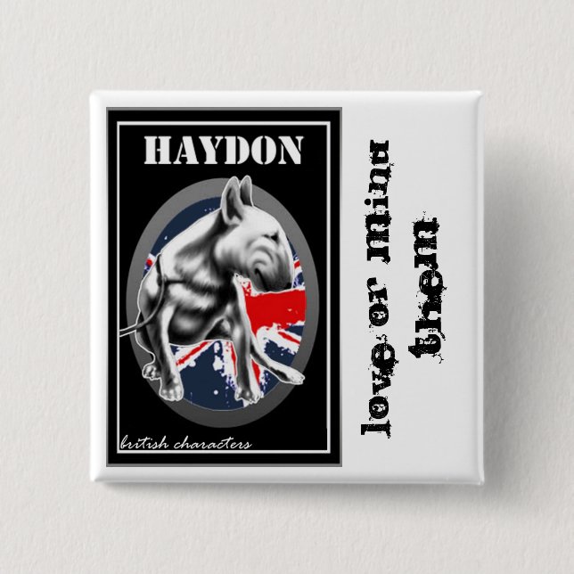 Haydon Pin Knapp (Framsida)