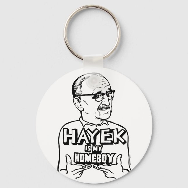 Hayek är min hemgossnyckelkedja nyckelring (Framsida)