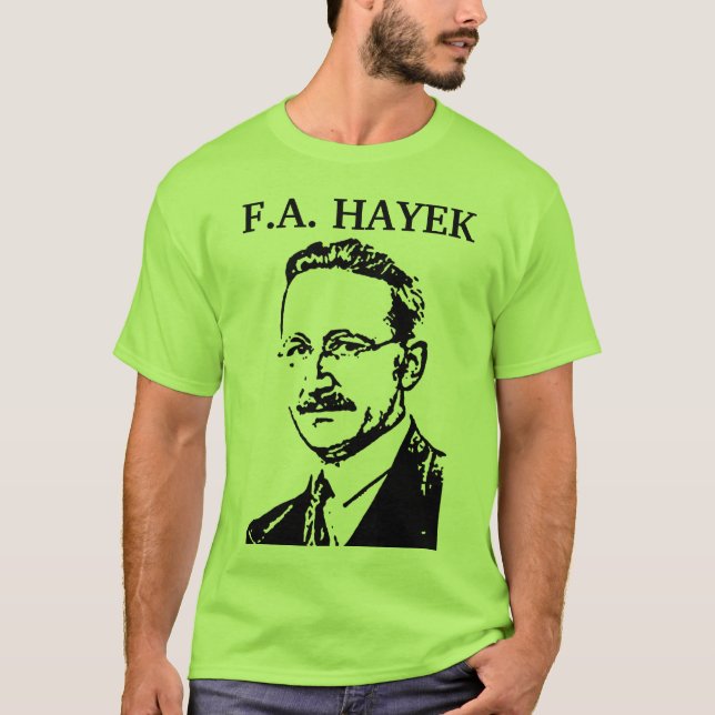 Hayek monokrom t-shirt (Framsida)
