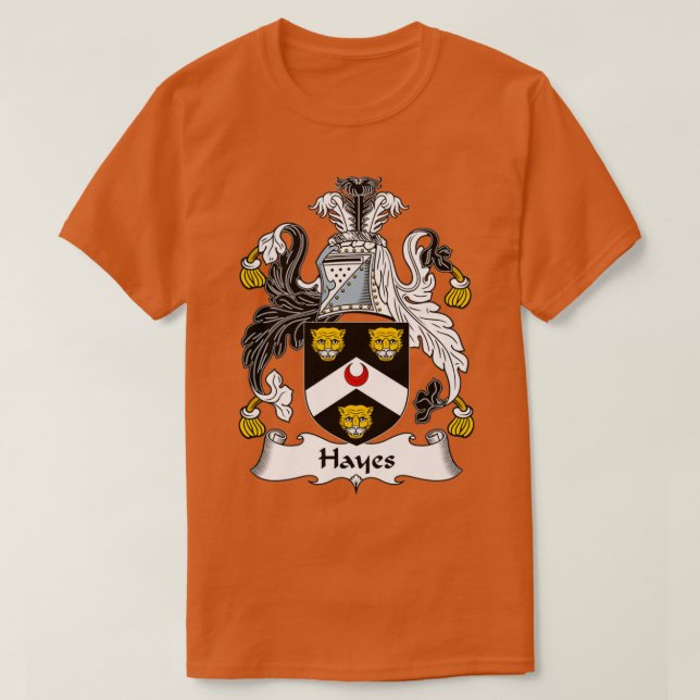 Hayes Jackar Arm Family Crest T Shirt (Design framsida)