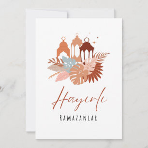 Hayırlı Ramazanlar Lycklig Ramazan Ramadan-kort Inbjudningar