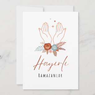 Hayırlı Ramazanlar Lycklig Ramazan Ramadan-kort Inbjudningar