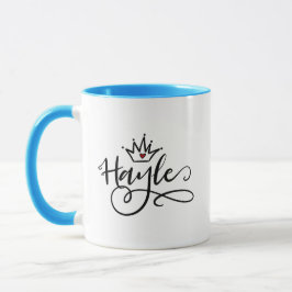 Hayle - Anpassningsbar Order, Handskrift Mugg
