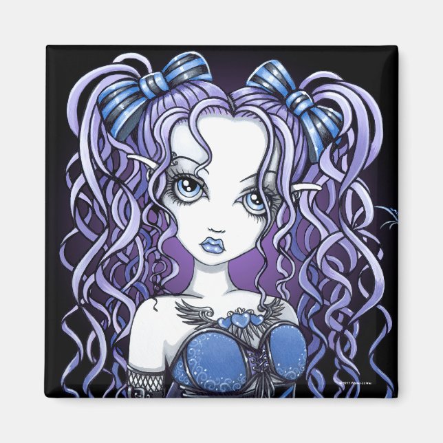 "Haylee" Gothic Couture Butterfly Fairy Magnet (Framsidan)