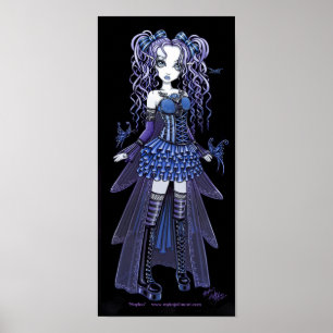 "Haylee" Lila Tatto Butterfly Fairy Poster