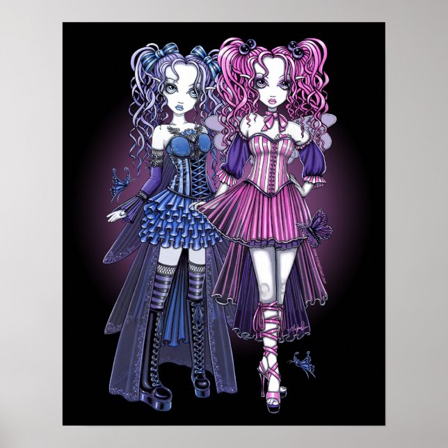 Haylee & Maegan Gothic Älvors Poster (Framsidan)