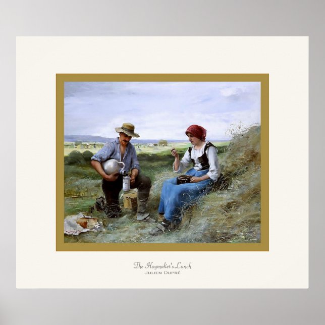 Haymakers lunch ~ Julien Dupré ~ Fine Art Poster (Framsidan)