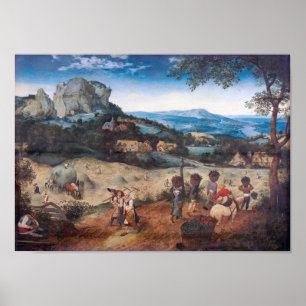 Haymaking, Pieter Bruegel Poster